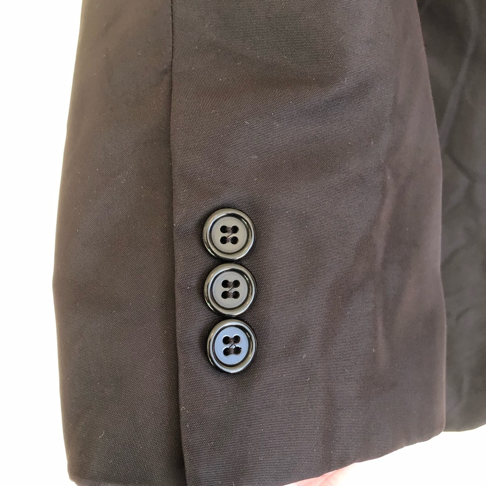 Donna Karan Signature Black Nylon Blazer - Picture 7 of 11